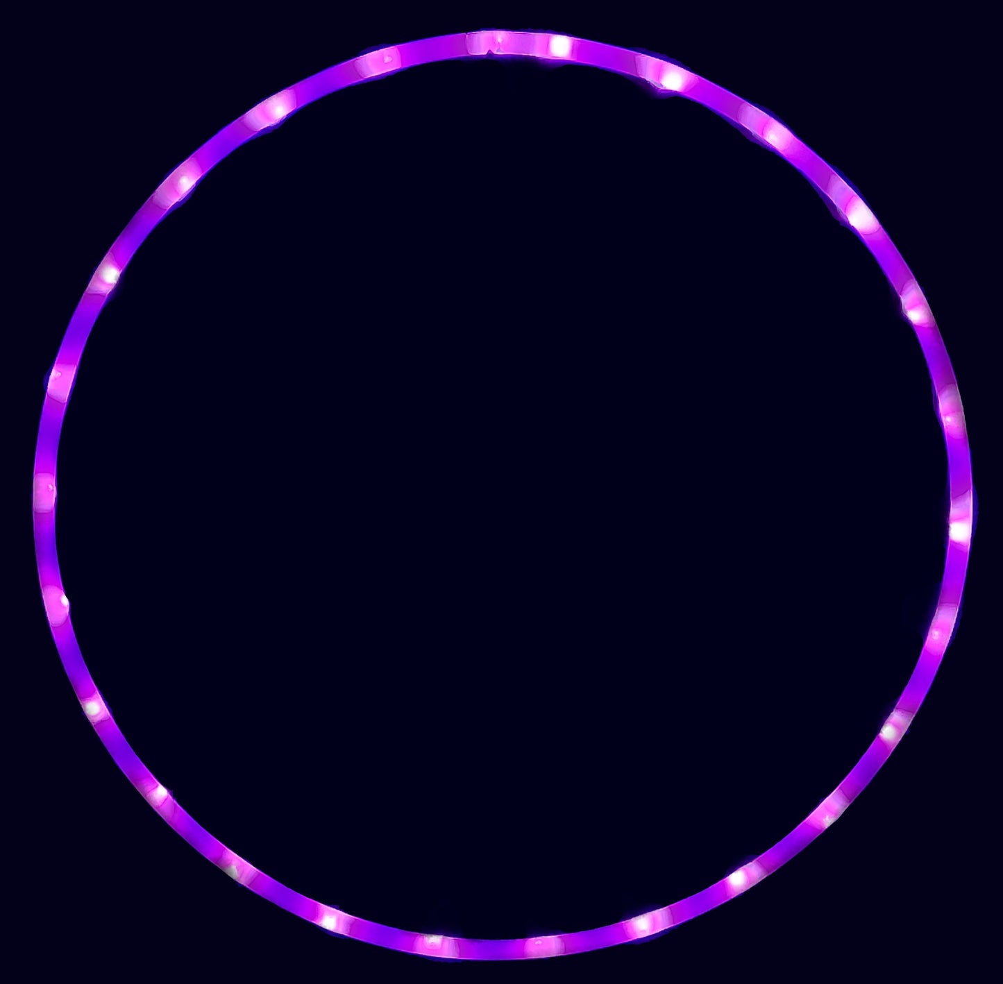 LED Hoop - Solid Pink