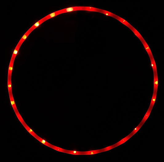 LED Hoop - Solid Red
